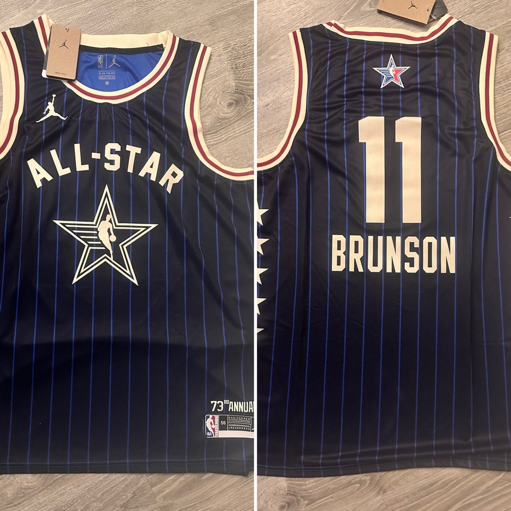 Jalen Brunson Nike 2024 All-Star Jersey • Size XL/XXL (56) • NWT • KNICKS!